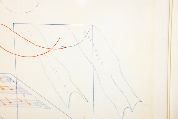 David Hockney Serinade Etching Edition of 200 From The Blue Guitar Series