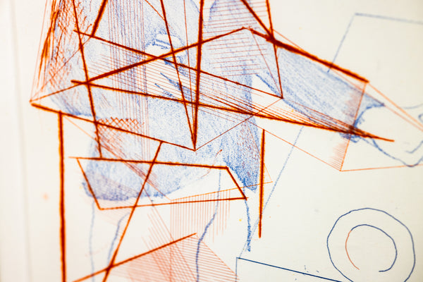 David Hockney The Buzzing of the Blue Guitar Etching Edition of 200 From The Blue Guitar Series