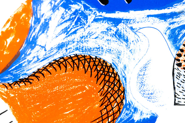 David Hockney Untitled for Joel Wachs Signed Screenprint Edition of 130