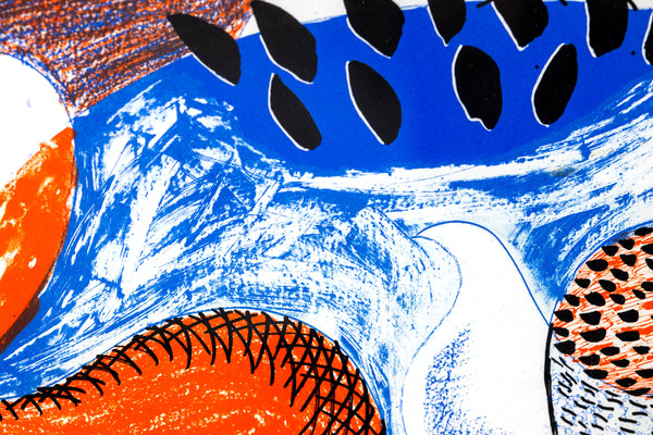 David Hockney Untitled for Joel Wachs Signed Screenprint Edition of 130