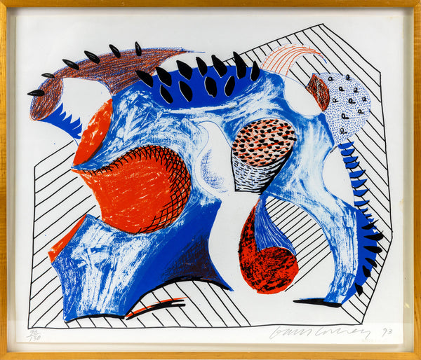 David Hockney, Untitled for Joel Wachs - Signed Screenprint Edition of 130