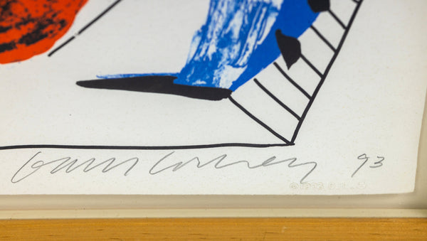 David Hockney Untitled for Joel Wachs Signed Screenprint Edition of 130