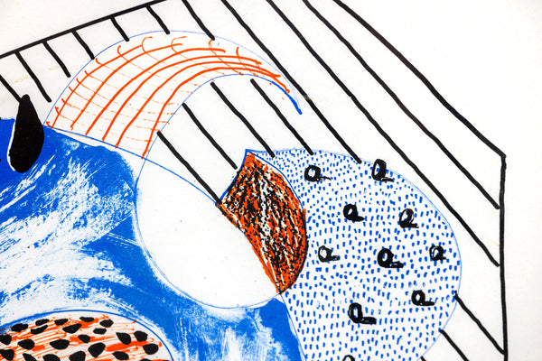 David Hockney Untitled for Joel Wachs Signed Screenprint Edition of 130
