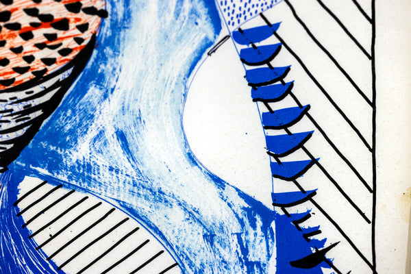 David Hockney Untitled for Joel Wachs Signed Screenprint Edition of 130