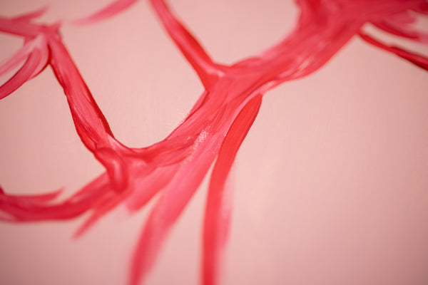 David Shrigley, Fight Your Paranoia, is a 30 x 22.25 inch original acrylic painting on Fabriano paper featuring a clenched fist and ironic text