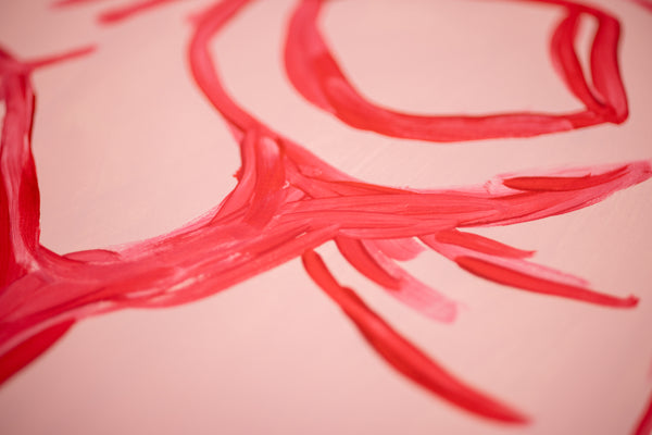 David Shrigley, Fight Your Paranoia, is a 30 x 22.25 inch original acrylic painting on Fabriano paper featuring a clenched fist and ironic text