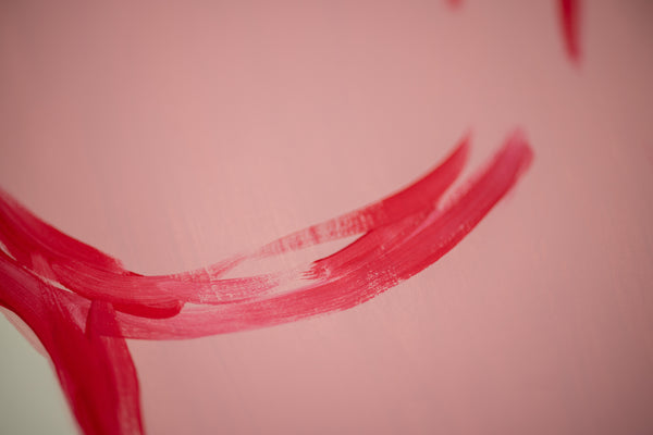 David Shrigley, Fight Your Paranoia, is a 30 x 22.25 inch original acrylic painting on Fabriano paper featuring a clenched fist and ironic text