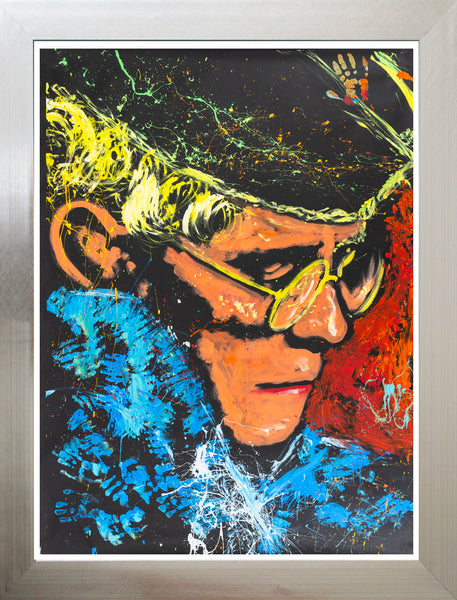 Denny Dent Elton John Large 71” Original Painting