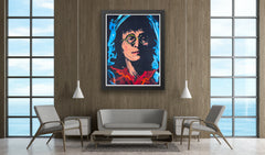 Denny Dent Original John Lennon Painting Large Signed