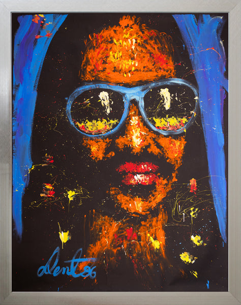 Denny Dent Stevie Wonder Large 69” Signed Original Painting