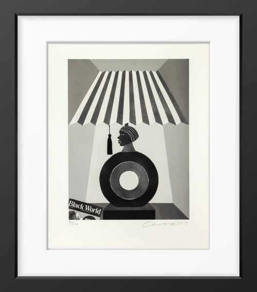 Derrick Adams Under the Soft Light Signed 2015 Print Edition of 120