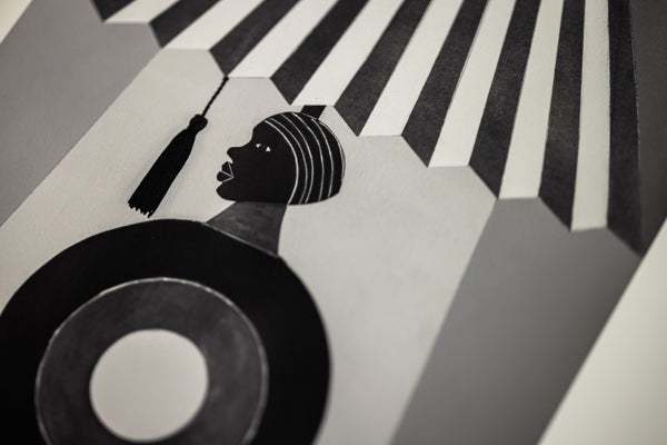Derrick Adams Under the Soft Light Signed 2015 Print Edition of 120