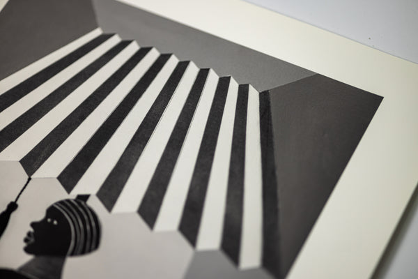 Derrick Adams Under the Soft Light Signed 2015 Print Edition of 120
