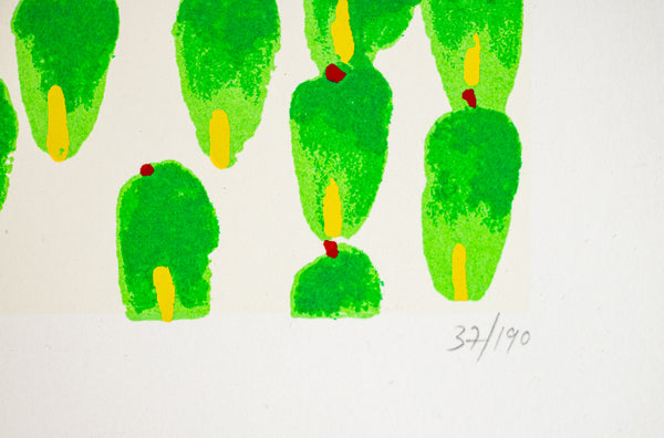 Donald Sultan Wallflower 28 Signed Color Screenprint 2008 Edition of 190