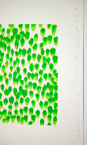 Donald Sultan Wallflower 28 Signed Color Screenprint 2008 Edition of 190