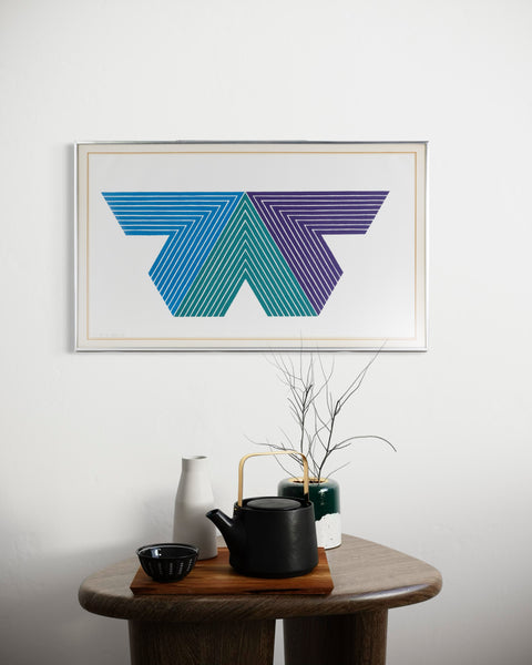 Frank Stella, Black Adder, 1968 Signed Serigraph Edition of 100