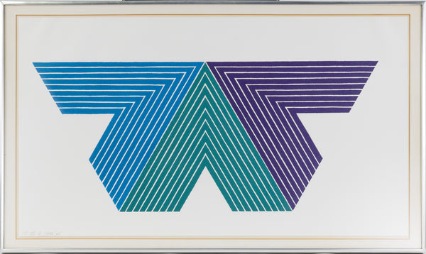 Frank Stella, Black Adder, 1968 Signed Serigraph Edition of 100
