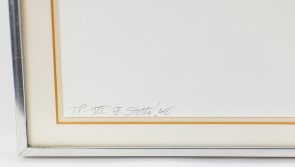 Frank Stella, Black Adder, 1968 Signed Serigraph Edition of 100