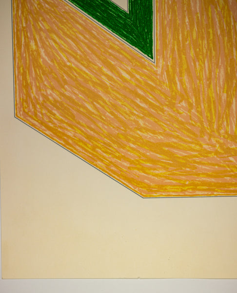 Frank Stella Effingham (from the Eccentric Polygons series) 1974 Signed Color Lithograph Edition of 100