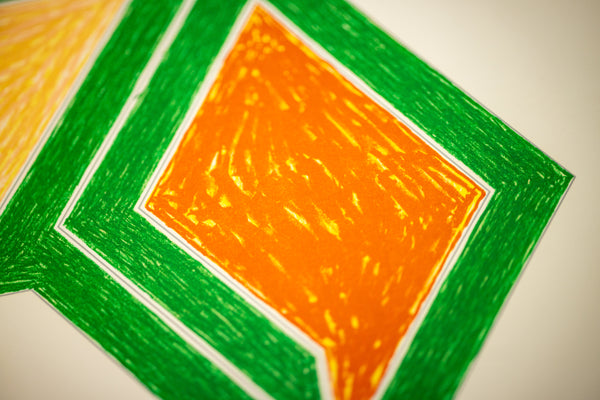 Frank Stella Effingham (from the Eccentric Polygons series) 1974 Signed Color Lithograph Edition of 100