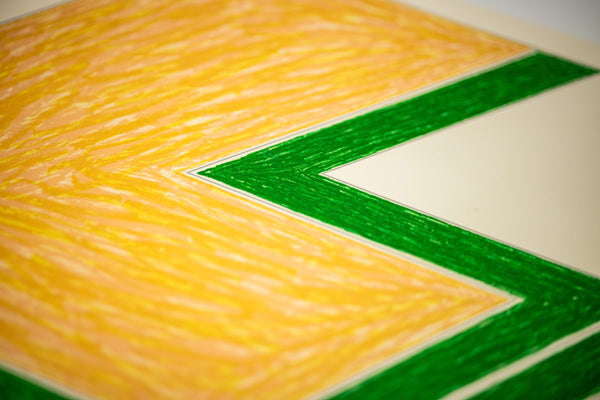 Frank Stella Effingham (from the Eccentric Polygons series) 1974 Signed Color Lithograph Edition of 100