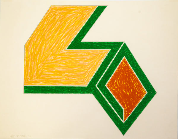 Frank Stella Effingham (from the Eccentric Polygons series) 1974 Signed Color Lithograph Edition of 100