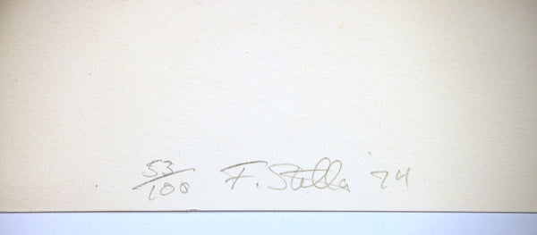 Frank Stella Effingham (from the Eccentric Polygons series) 1974 Signed Color Lithograph Edition of 100