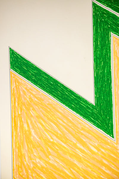 Frank Stella Effingham (from the Eccentric Polygons series) 1974 Signed Color Lithograph Edition of 100