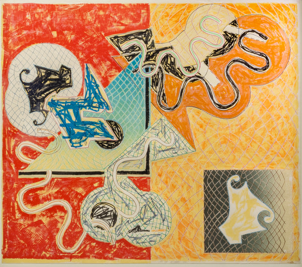 Frank Stella Shards IV Signed Screenprint 1982 Edition of 100