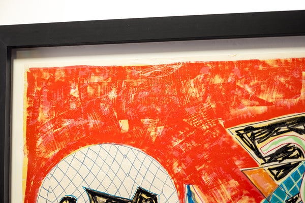 Frank Stella Shards IV Signed Screenprint 1982 Edition of 100