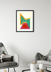 Frank Stella Wolfeboro (from the Eccentric Polygons Series) 1974
