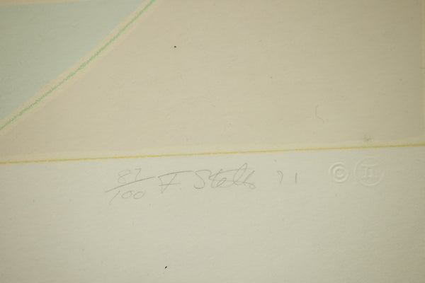 Frank Stella, York Factory, Signed Color Screen-print Edition of 100