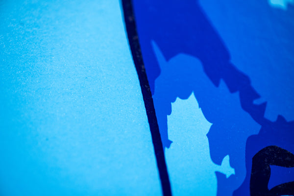 George Rodrigue Blue Skies Shining on Me Blue Dog Silkscreen Signed Edition of 190