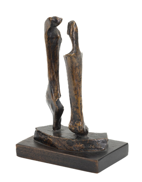 Henry Moore Two Standing Women 1983 Cast Bronze Sculpture Signed Edition of 9