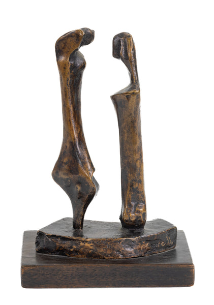 Henry Moore Two Standing Women 1983 Cast Bronze Sculpture Signed Edition of 9