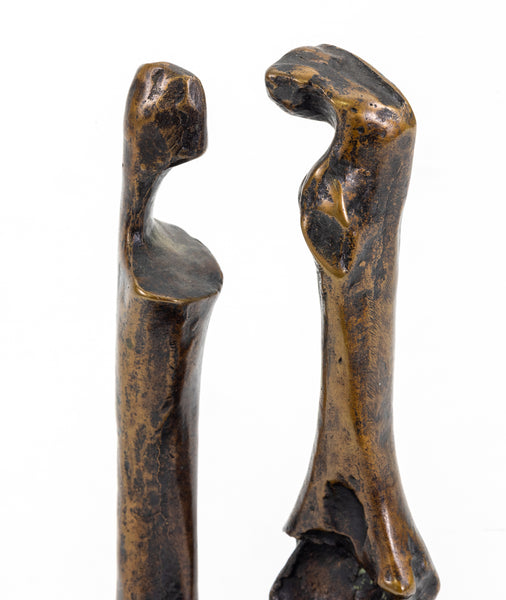 Henry Moore Two Standing Women 1983 Cast Bronze Sculpture Signed Edition of 9