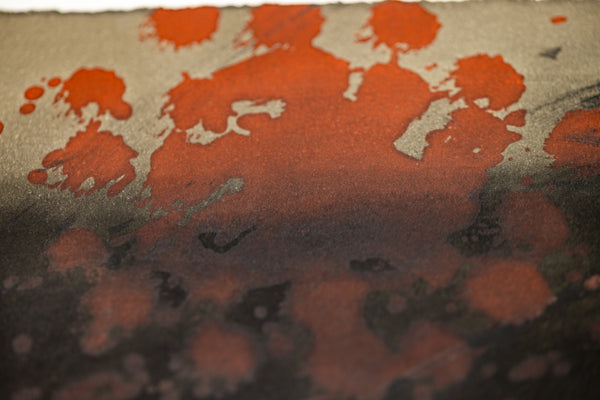 Howard Hodgkin's "Sand (Heenk 70)", is a hand-colored lithograph from the edition of 50 that fuses bold abstraction with emotional memory.
