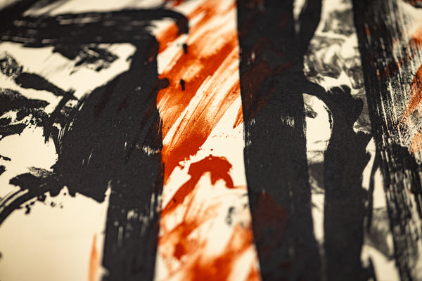 Howard Hodgkin's "Sand (Heenk 70)", is a hand-colored lithograph from the edition of 50 that fuses bold abstraction with emotional memory.