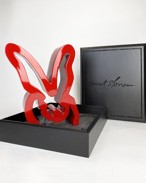 Hunt Slonem, Burcet, 14" Sculpture Edition of 55 with Custom Wooden Box