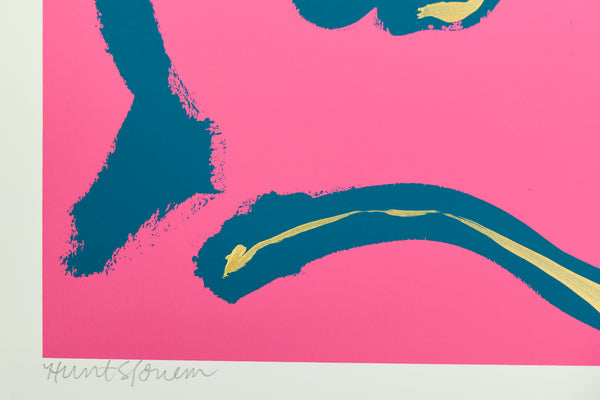 Hunt Slonem, Fiona, Limited Edition Print Hand Painted