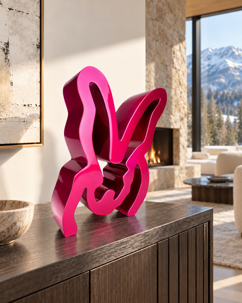 Hunt Slonem, Saturia, 14" Sculpture Edition of 55 with Custom Wooden Case