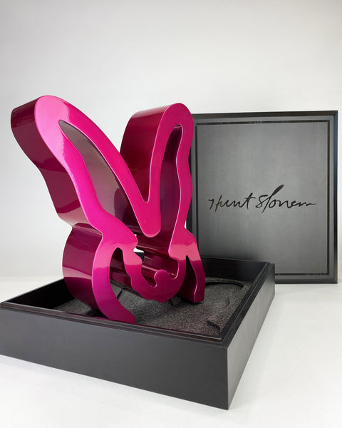 Hunt Slonem, Saturia, 14" Sculpture Edition of 55 with Custom Wooden Case