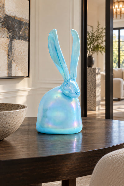 Hunt Slonem, New Dawn, Signed 2020 Hand Blown Glass Sculpture