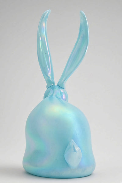 Hunt Slonem, New Dawn, Signed 2020 Hand Blown Glass Sculpture