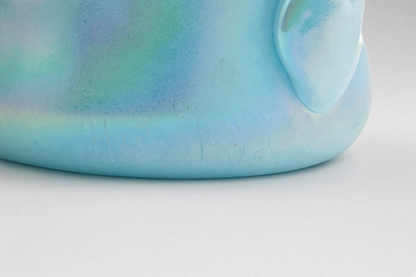 Hunt Slonem, New Dawn, Signed 2020 Hand Blown Glass Sculpture
