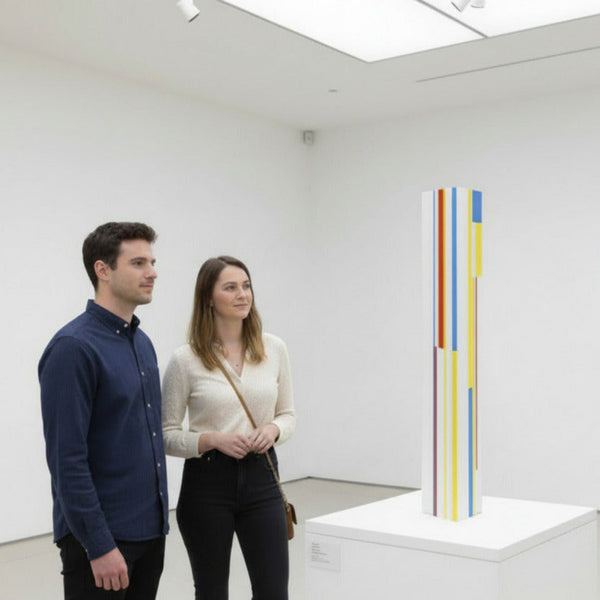 Ilya Bolotowsky, Trylon, 48” 1977 Signed Original Sculpture