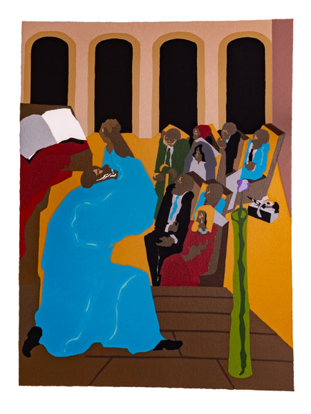 Jacob Lawrence The First Book of Moses Called Genesis Bound Book Featuring 8 Color Screenprints Signed Edition of 400