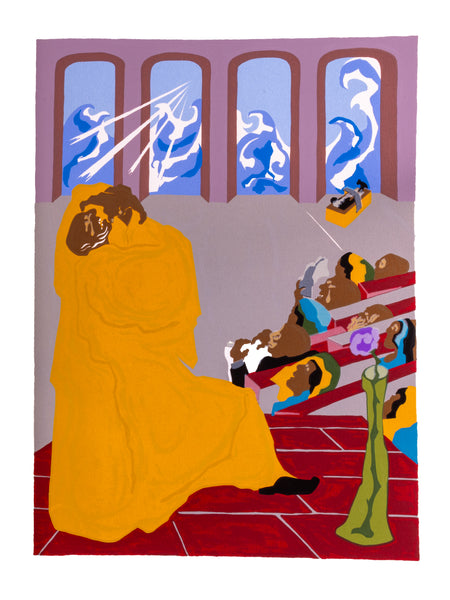 Jacob Lawrence The First Book of Moses Called Genesis Bound Book Featuring 8 Color Screenprints Signed Edition of 400