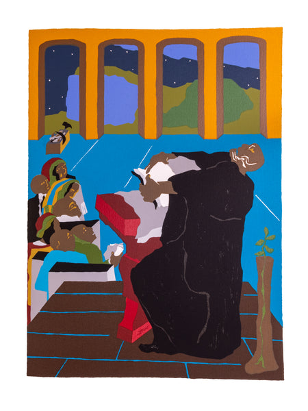 Jacob Lawrence The First Book of Moses Called Genesis Bound Book Featuring 8 Color Screenprints Signed Edition of 400