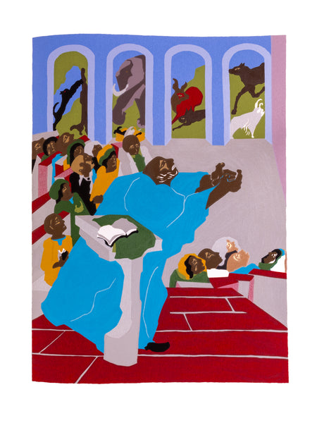 Jacob Lawrence The First Book of Moses Called Genesis Bound Book Featuring 8 Color Screenprints Signed Edition of 400